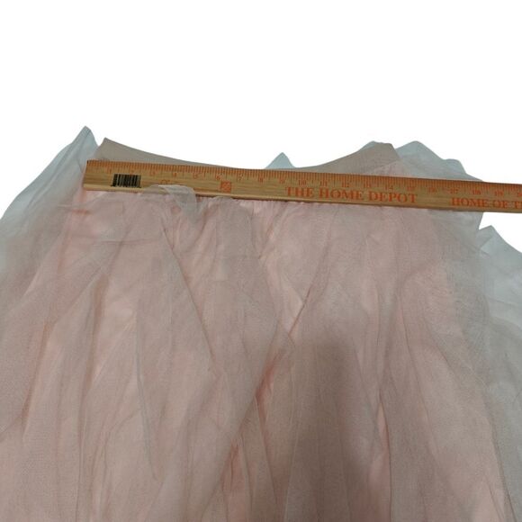 Cupshe Chic Tulle Skirt in Soft Pink SZ L - Picture 4 of 7